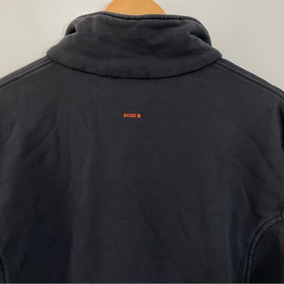 BOSS Men's Black Zip Up Sweatshirt Jacket Size XL - Picture 6 of 10